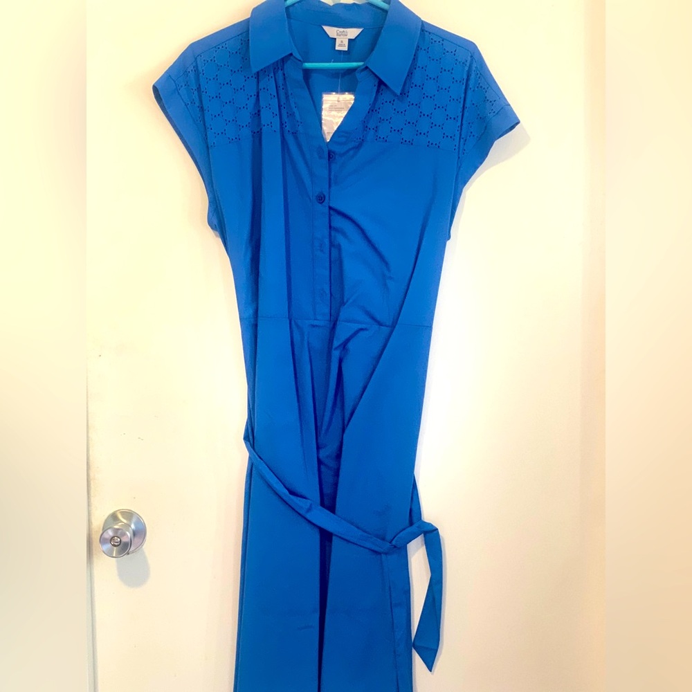 Croft & Barrow (Kohl’s) Waist Dress in Navy XL